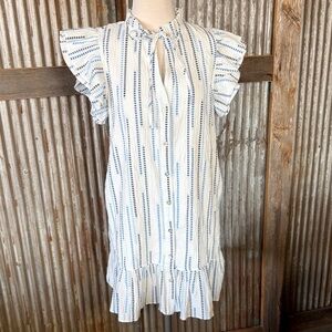THML Sundress with Blue and White Stripes
